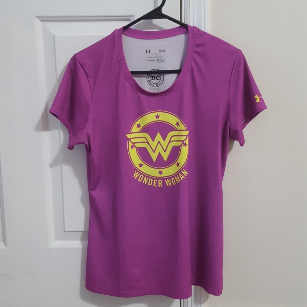 Under Armour Wonder Woman fitted heatgear shirt